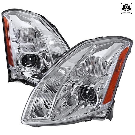 Spec-D Tuning 04-06 Nissan Maxima Projector Headlight - Chrome 2LHP-MAX04-RS